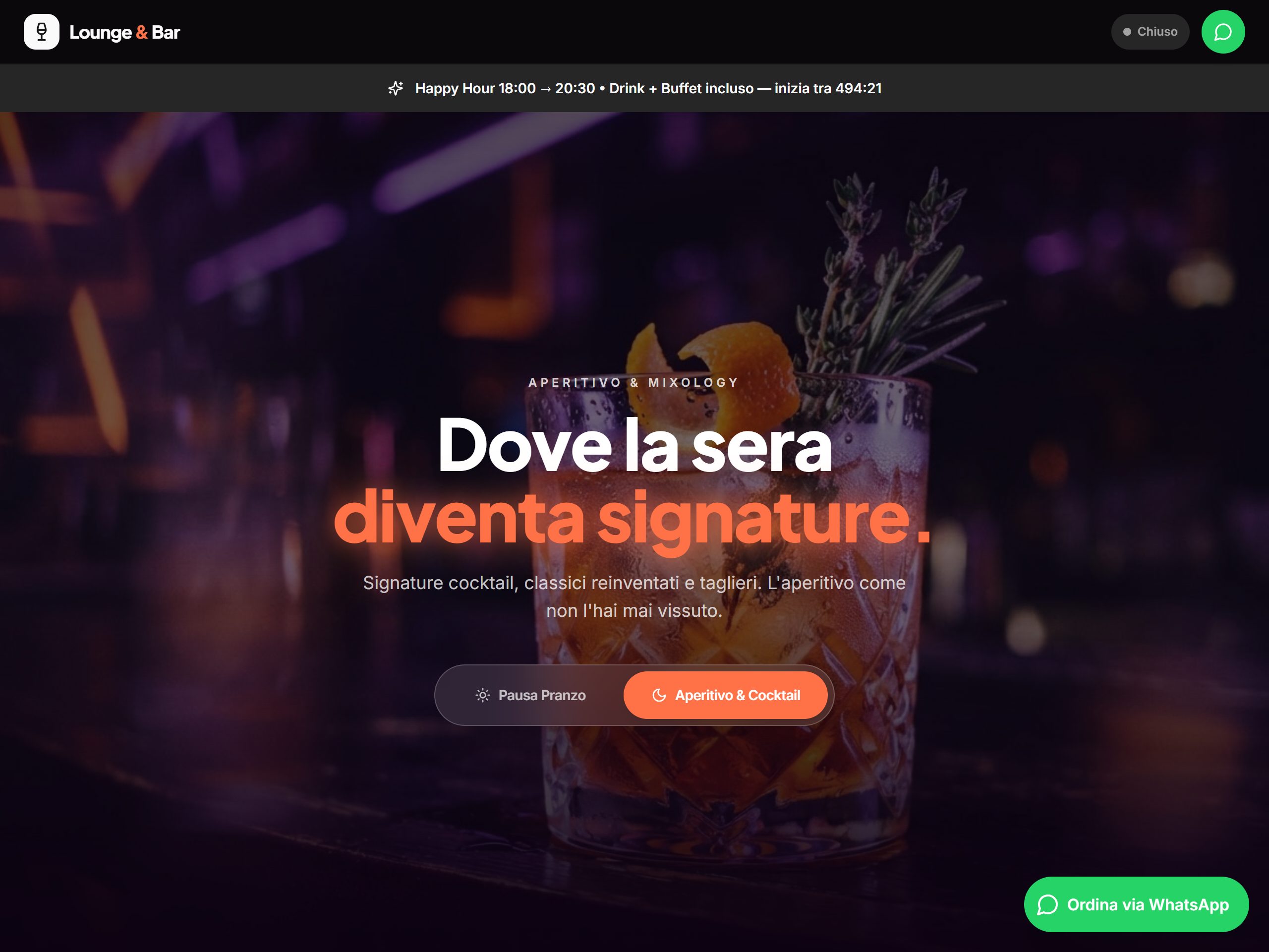 Anteprima Lounge bar